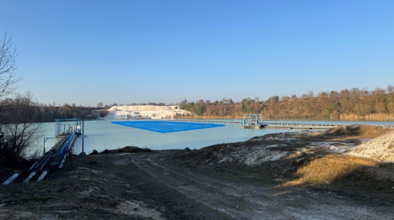 Floating PV-Anlage (Abbildung indikativ)